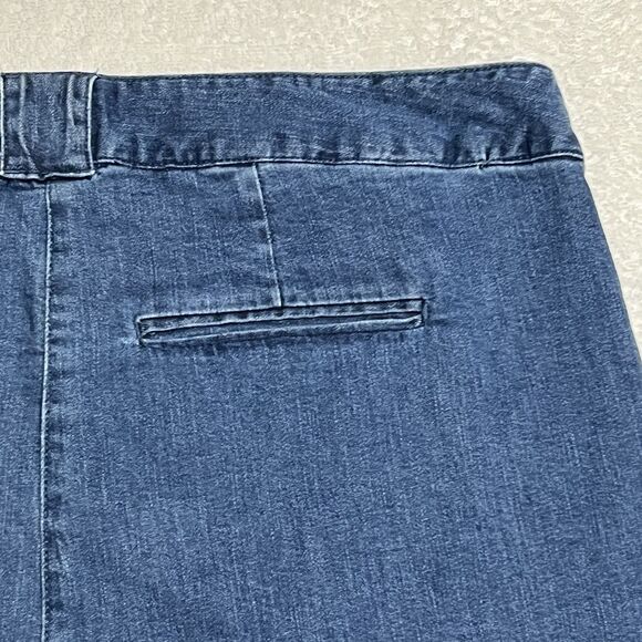 ELLOS Trouser Jeans Women's 18 Blue Light Wash Denim Patch Pockets NWT - Picture 14 of 15